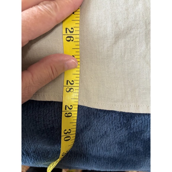 H&M Linen Blend Beige Long Sleeve Button Up Men's M Preppy Casual Soft NWT (P13) - Picture 7 of 10